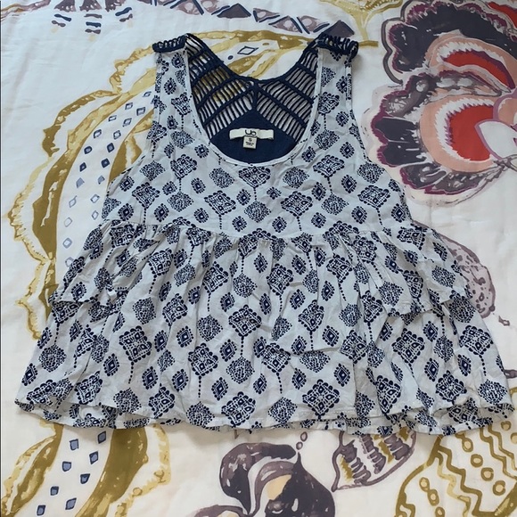 Ya Los Angeles Crocheted Flowy Tank - Picture 1 of 4